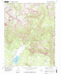 Cimarrona Peak 1973 topographic map thumbnail