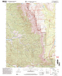 Clark Peak 2000 topographic map thumbnail