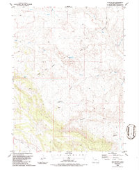 Clay Buttes 1986 topographic map thumbnail