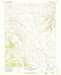 Clay Ranch 1971 topographic map thumbnail