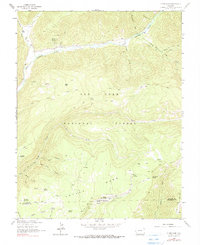 Clyde Lake 1963 topographic map thumbnail