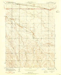 Coal Creek 1939 topographic map thumbnail
