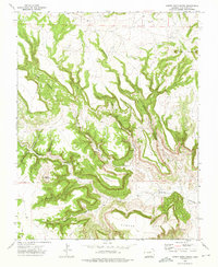 Cobert Mesa North 1972 topographic map thumbnail