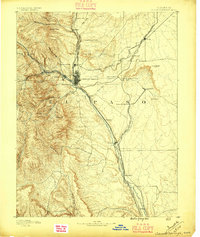 Colorado Springs 1893 topographic map thumbnail