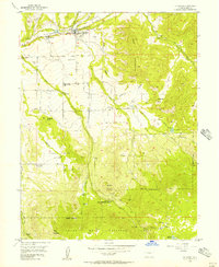 Collbran 1955 topographic map thumbnail