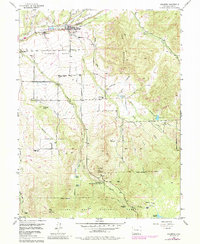 Collbran 1955 topographic map preview