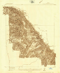 Colorado National Monument 1934 topographic map thumbnail