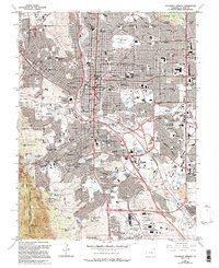 Colorado Springs 1961 topographic map thumbnail