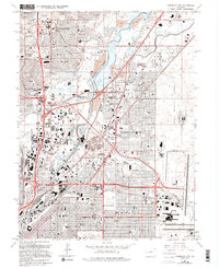 Commerce City 1965 topographic map thumbnail