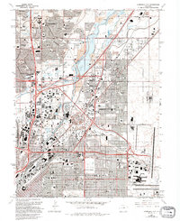 Commerce City 1965 topographic map thumbnail