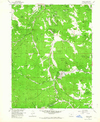 Conifer 1957 topographic map preview