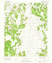 Corbin Canyon 1972 topographic map thumbnail