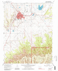 Cortez 1965 topographic map thumbnail