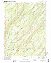 Cottonwood Basin 1973 topographic map thumbnail