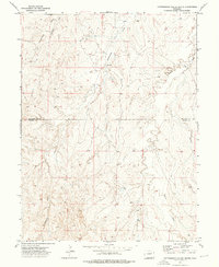 Cottonwood Valley South 1973 topographic map thumbnail