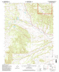 Creager Reservoir 1994 topographic map thumbnail