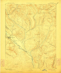 Crested Butte 1893 topographic map thumbnail