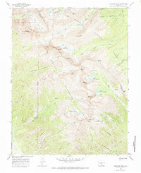 Crestone Peak 1967 topographic map thumbnail