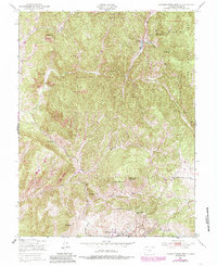 Cripple Creek North 1951 topographic map thumbnail