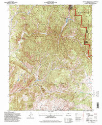 Cripple Creek North 1994 topographic map thumbnail