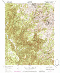 Cripple Creek South 1951 topographic map thumbnail