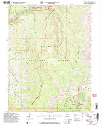 Crystal Creek 2001 topographic map thumbnail