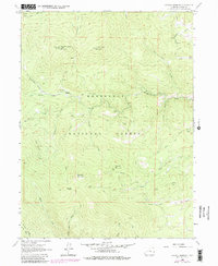 Crystal Mountain 1962 topographic map thumbnail