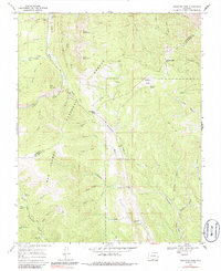 Cucharas Pass 1967 topographic map thumbnail
