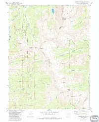 Cumberland Pass 1982 topographic map thumbnail