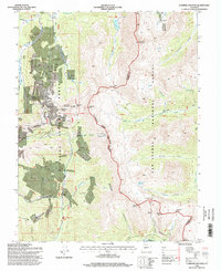 Cumberland Pass 1994 topographic map thumbnail