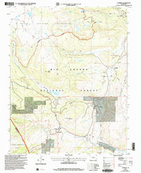 Cumbres 2001 topographic map thumbnail