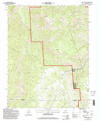 Curley Peak 1994 topographic map thumbnail