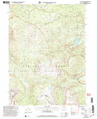 Davis Peak 2000 topographic map thumbnail