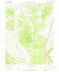 Dawson Butte 1965 topographic map thumbnail