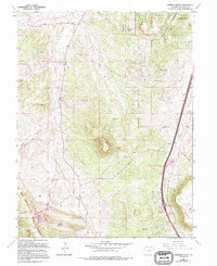 Dawson Butte 1965 topographic map thumbnail
