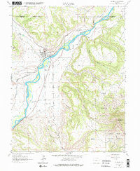 De Beque 1962 topographic map thumbnail