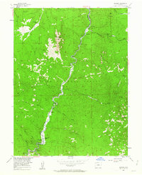 Deckers 1954 topographic map thumbnail