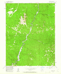 Deckers 1954 topographic map thumbnail