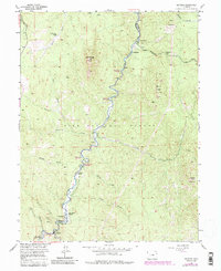 Deckers 1954 topographic map thumbnail