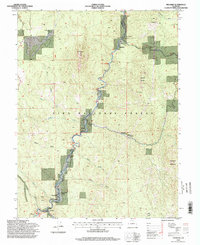 Deckers 1994 topographic map thumbnail