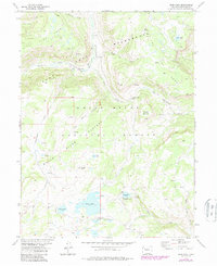 Deep Lake 1977 topographic map thumbnail