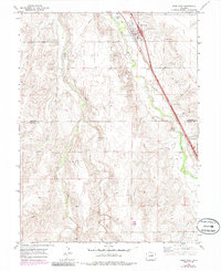 Deer Trail 1969 topographic map thumbnail
