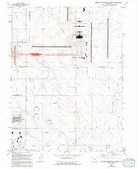 Denver International Airport 1966 topographic map preview