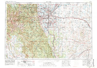 Denver 1953 topographic map thumbnail