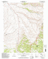 Devils Gulch 1994 topographic map thumbnail