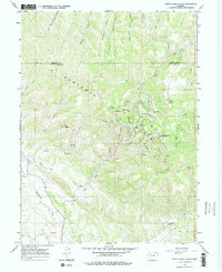 Devils Hole Gulch 1966 topographic map thumbnail