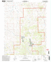 Dicks Peak 1994 topographic map thumbnail