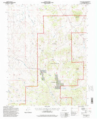 Dicks Peak 1994 topographic map thumbnail