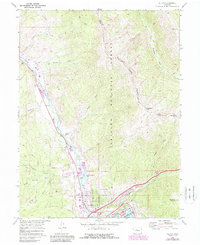 Dillon 1970 topographic map thumbnail