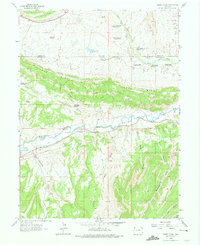 Divide Creek 1962 topographic map thumbnail